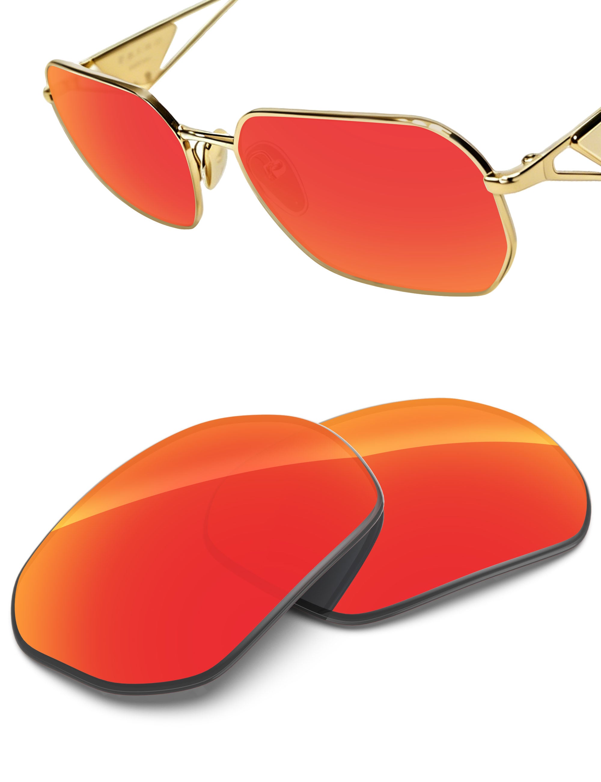 Fire Red FlashMirror™-Non-Polarized