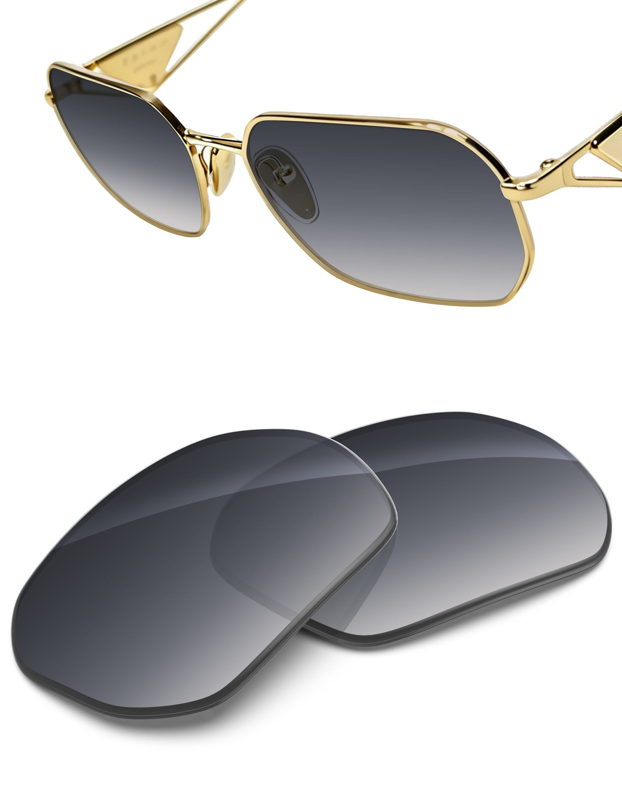 Gray Gradient-Non-Polarized