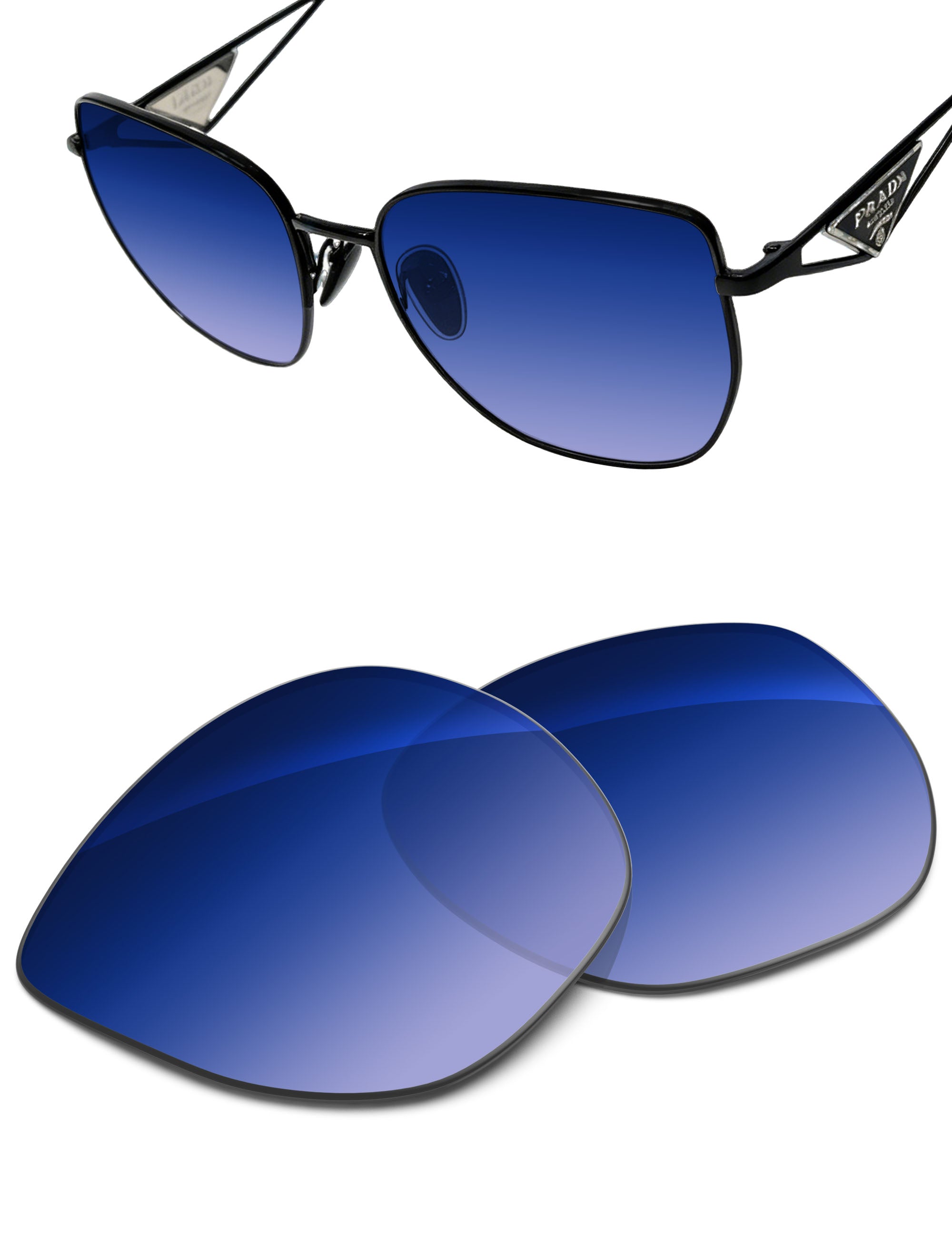 Aqua Blue Gradient-Non-Polarized