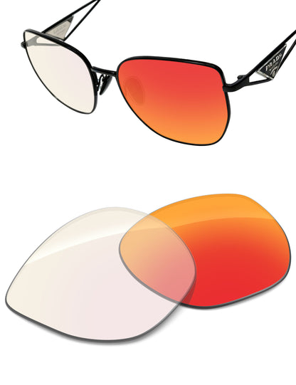 Fire Red FlashMirror™ Photochromic-Non-Polarized