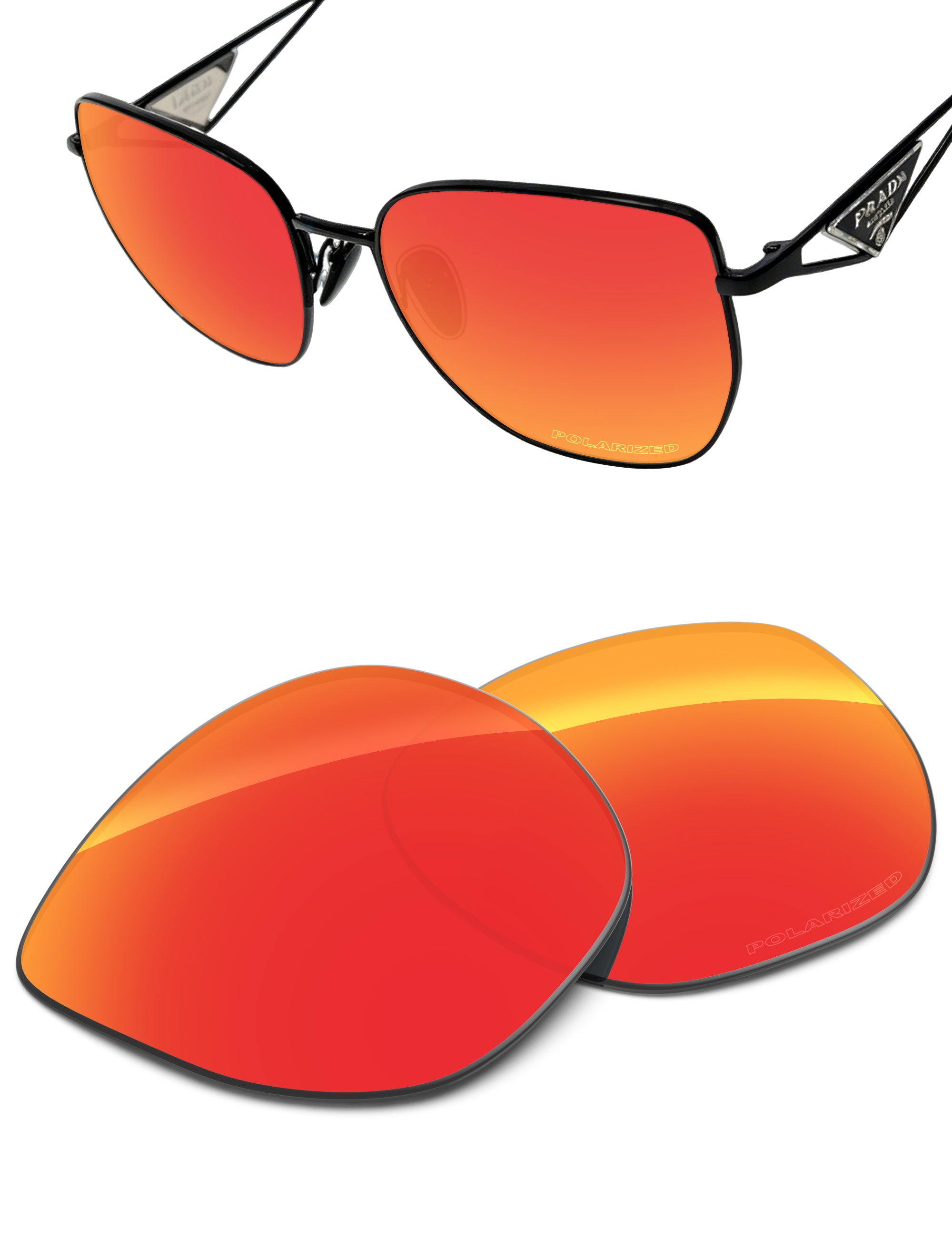 Fire Red FlashMirror™-Polarized