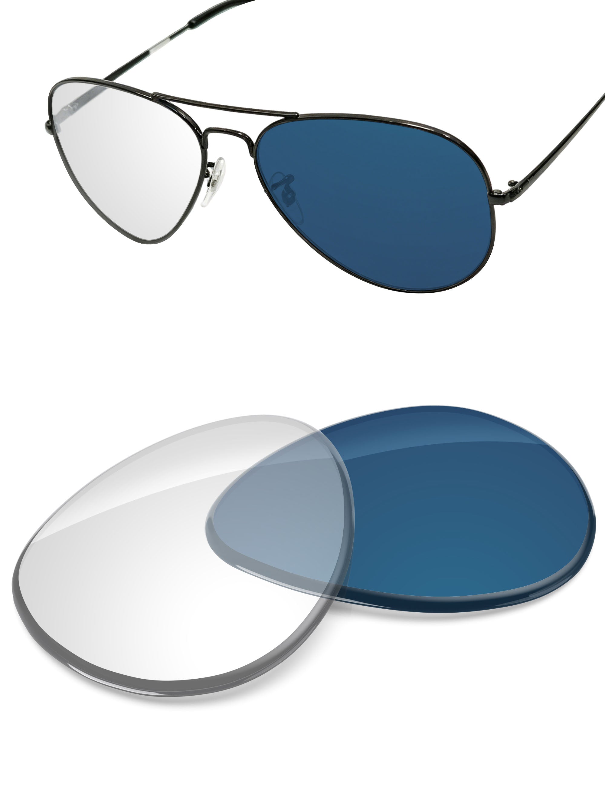 Adapt Blue Photochromic-Non-Polarized