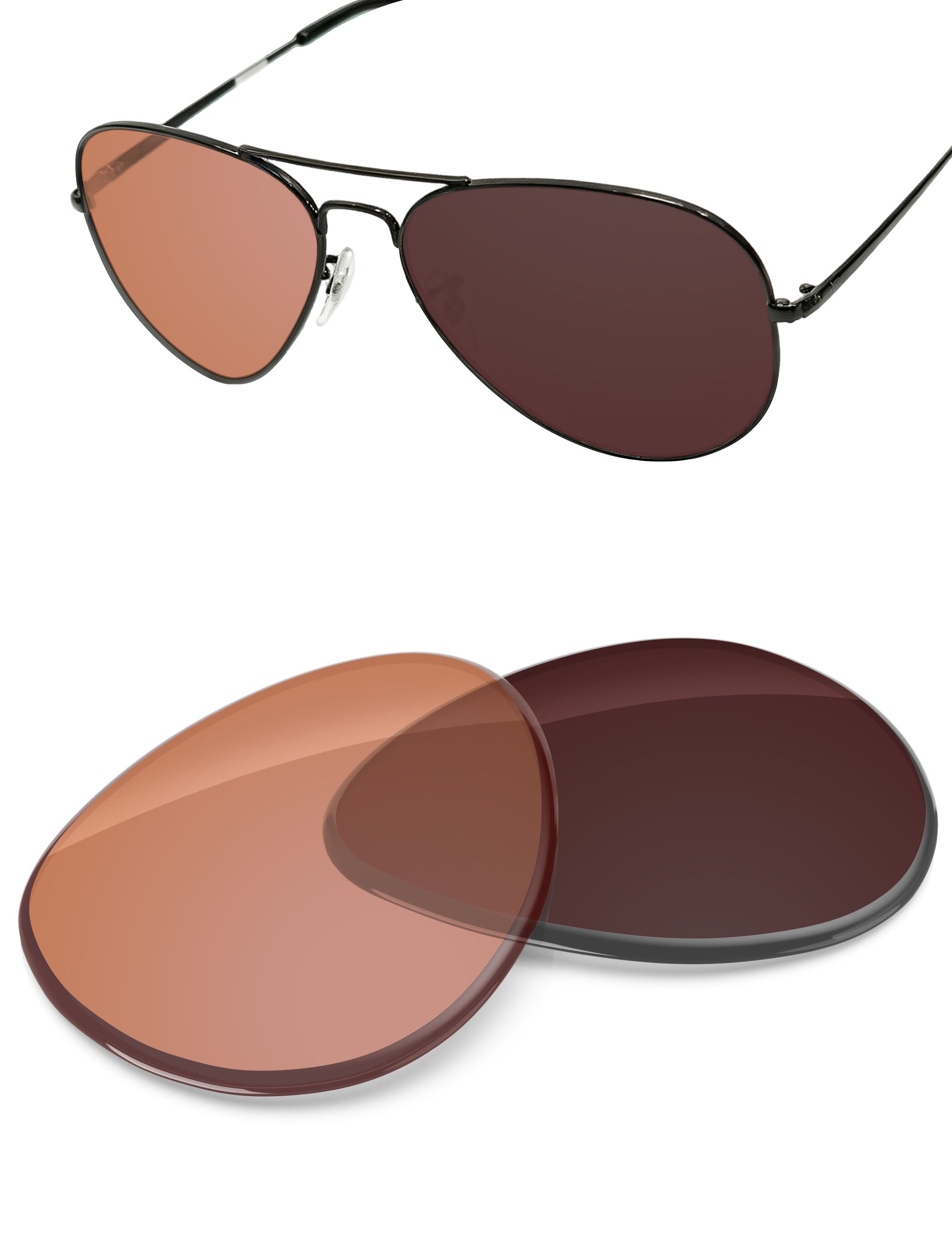 Orange Tint Photochromic-Non-Polarized
