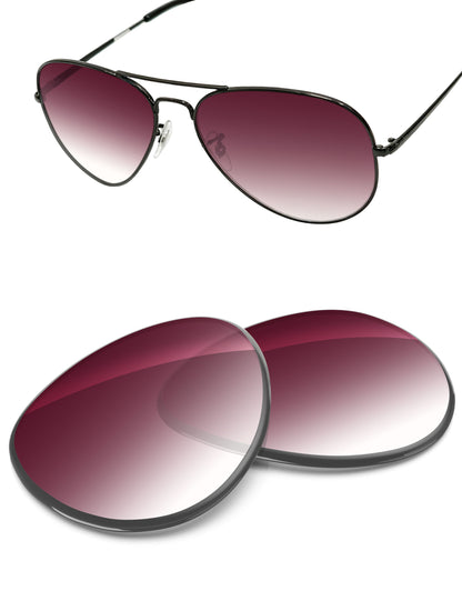 Wine Red Gradient-Non-Polarized