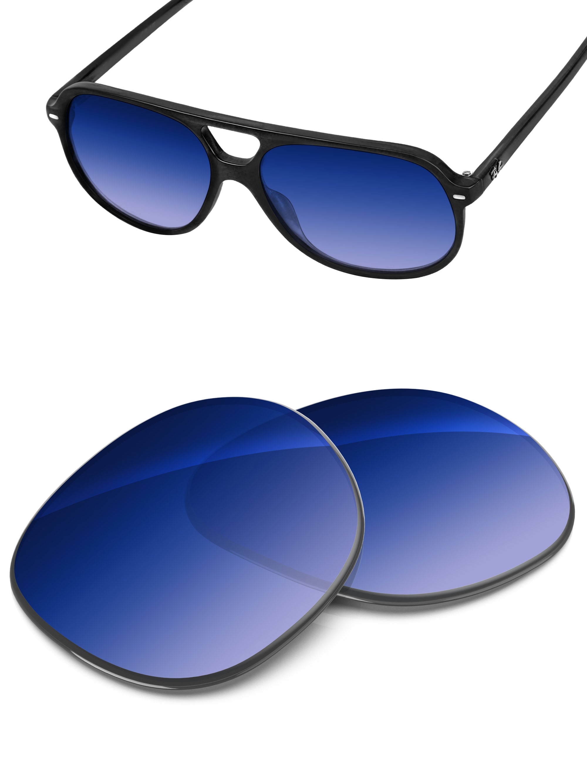 Aqua Blue Gradient-Non-Polarized