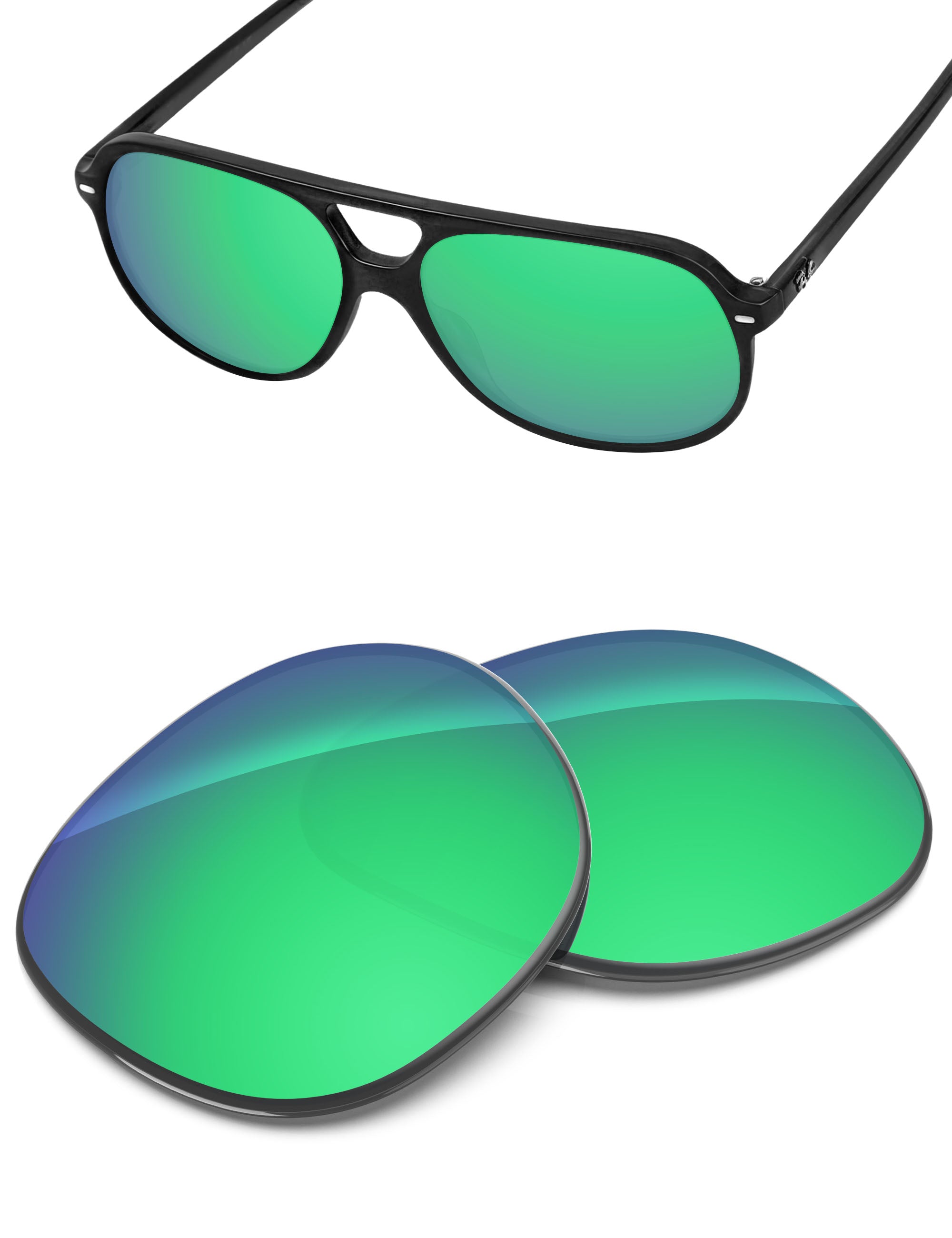 Emerald Green FlashMirror™-Non-Polarized