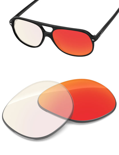 Fire Red FlashMirror™ Photochromic-Non-Polarized