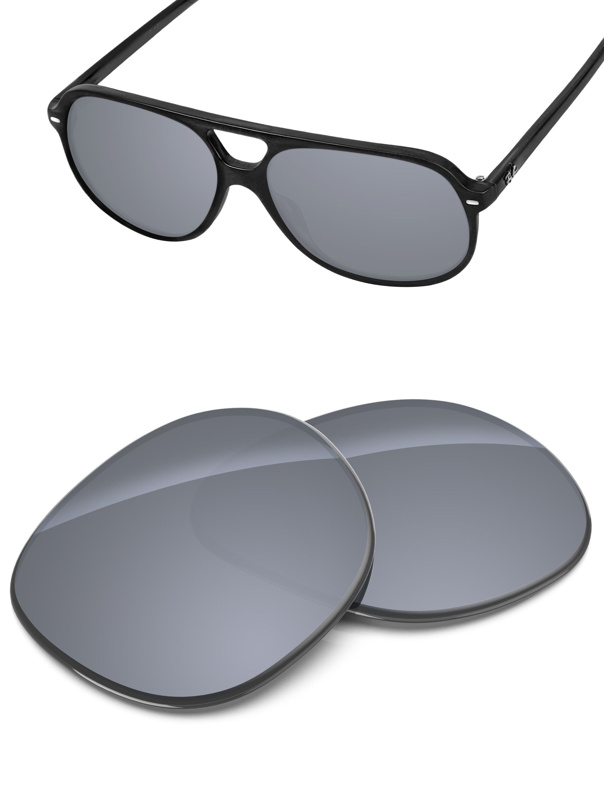Silver Metallic FlashMirror™-Non-Polarized