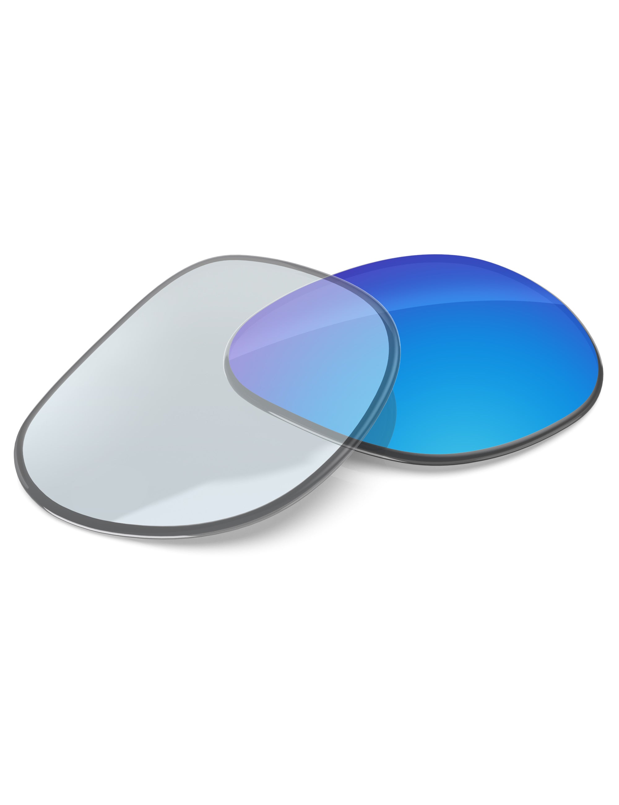 Sky Blue FlashMirror™ Photochromic-Non-Polarized