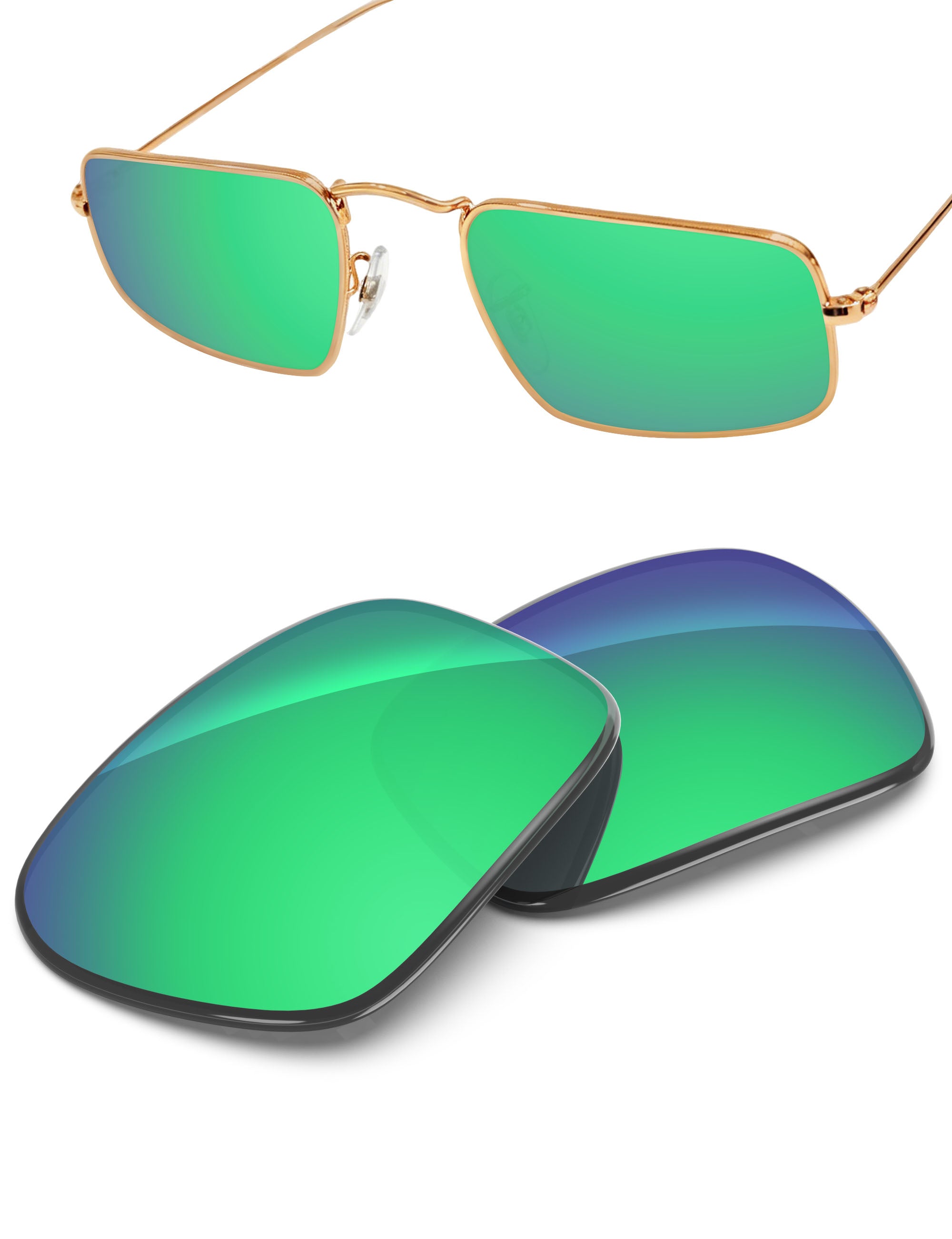 Emerald Green FlashMirror™-Non-Polarized