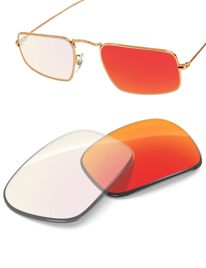 Fire Red FlashMirror™ Photochromic-Non-Polarized
