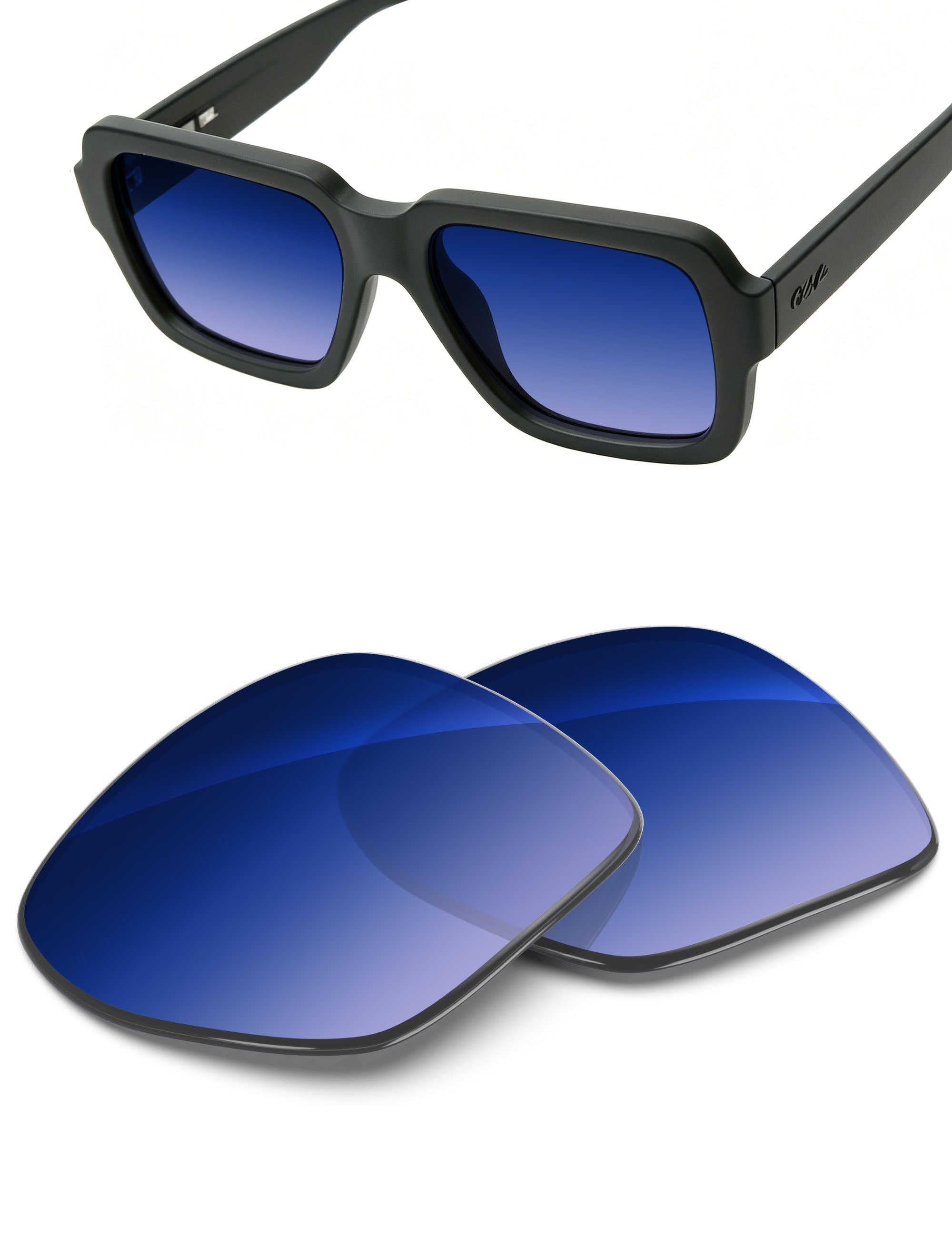 Aqua Blue Gradient-Non-Polarized