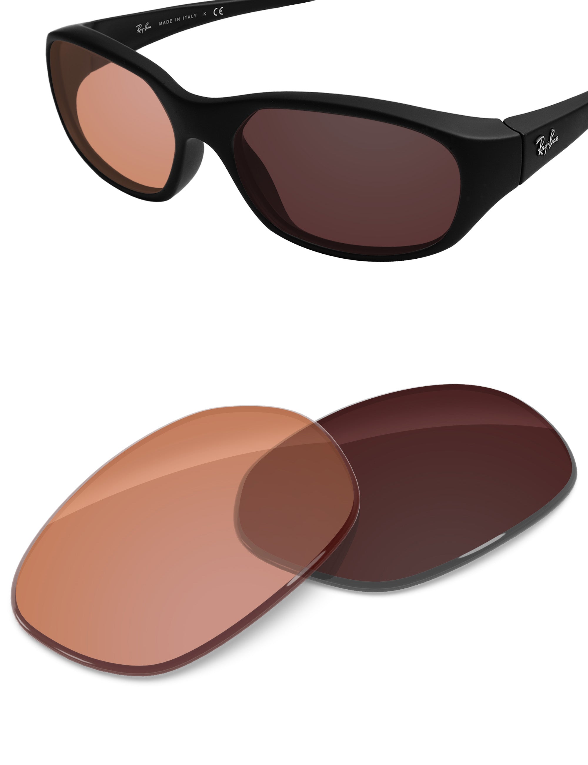 Orange Tint Photochromic-Non-Polarized