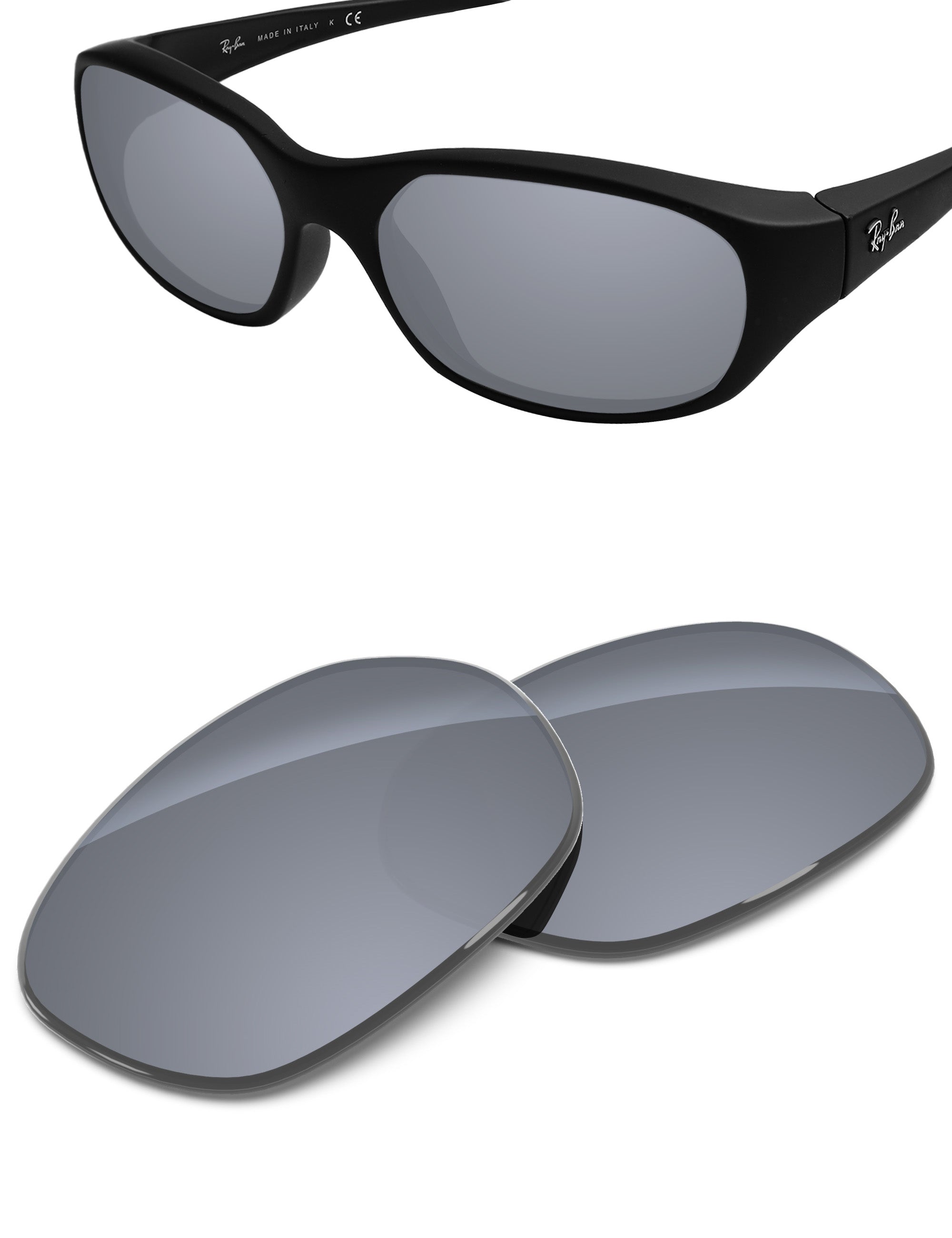 Silver Metallic FlashMirror™-Non-Polarized