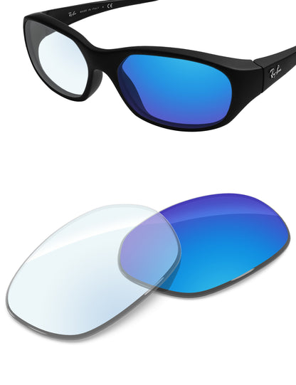 Sky Blue FlashMirror™ Photochromic-Non-Polarized