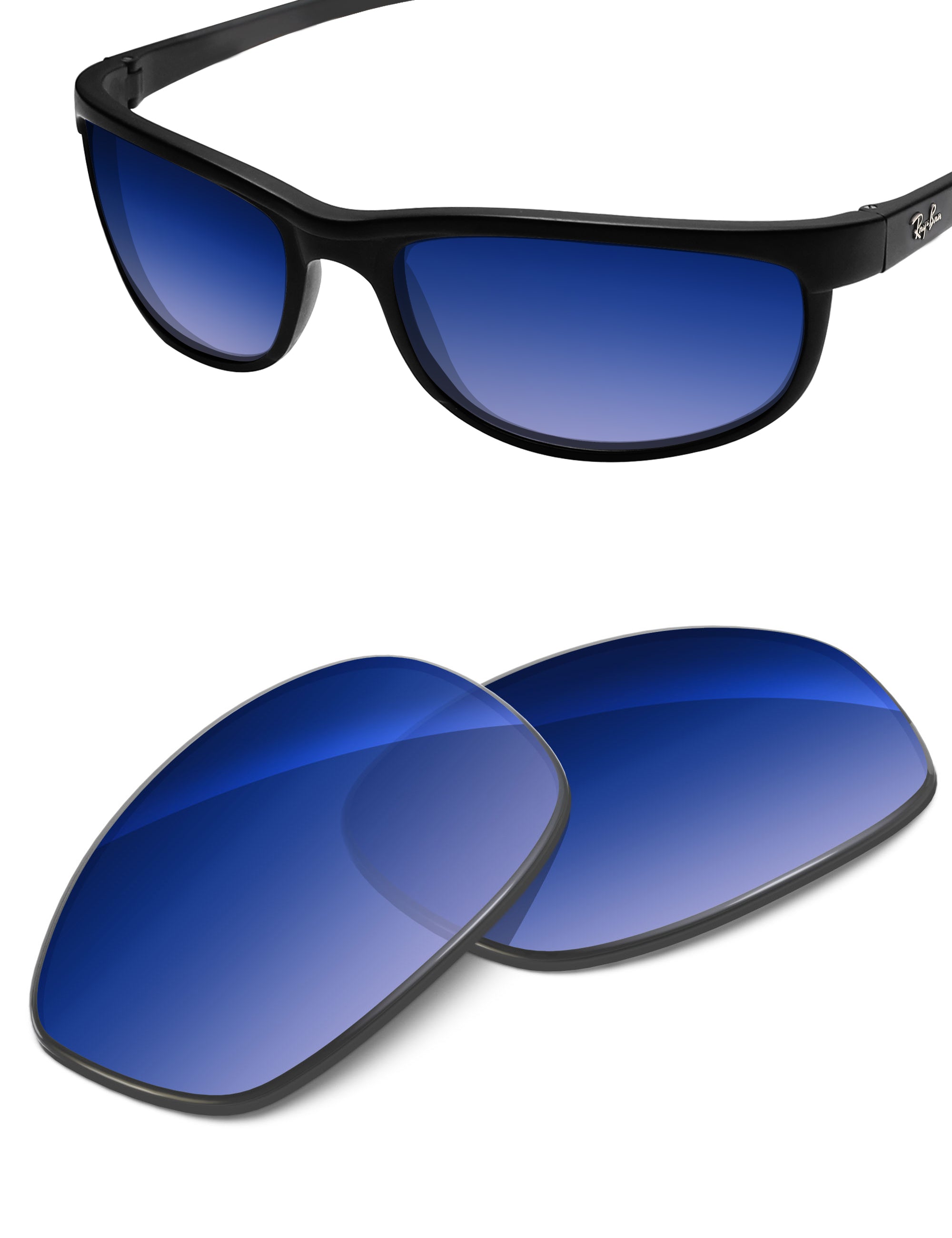 Aqua Blue Gradient-Non-Polarized