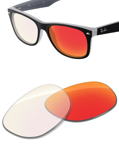 Fire Red FlashMirror™ Photochromic-Non-Polarized