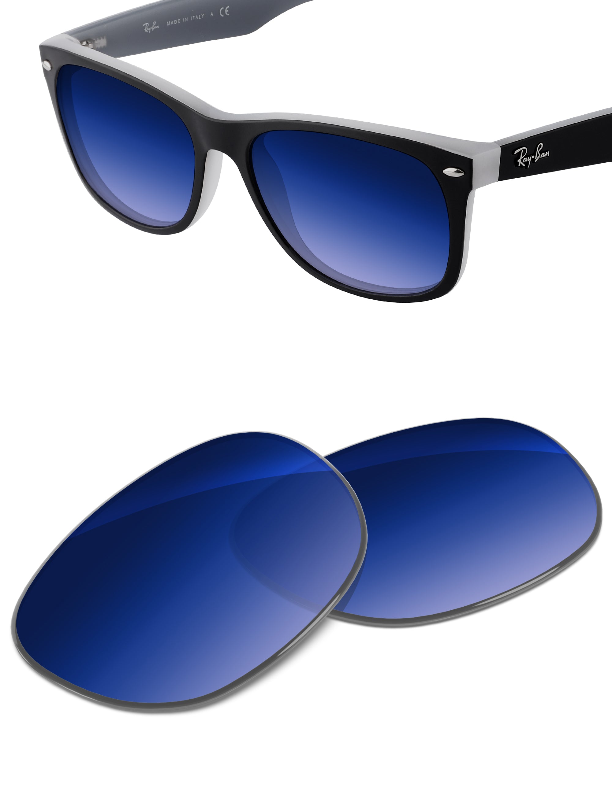 Aqua Blue Gradient-Non-Polarized
