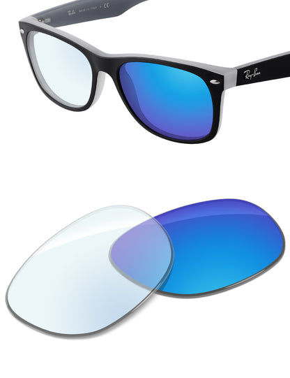 Sky Blue FlashMirror™ Photochromic-Non-Polarized