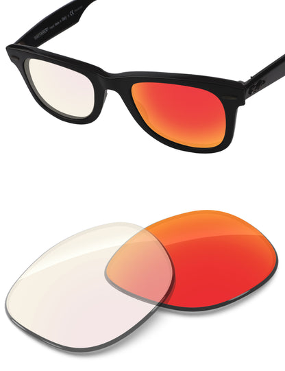 Fire Red FlashMirror™ Photochromic-Non-Polarized