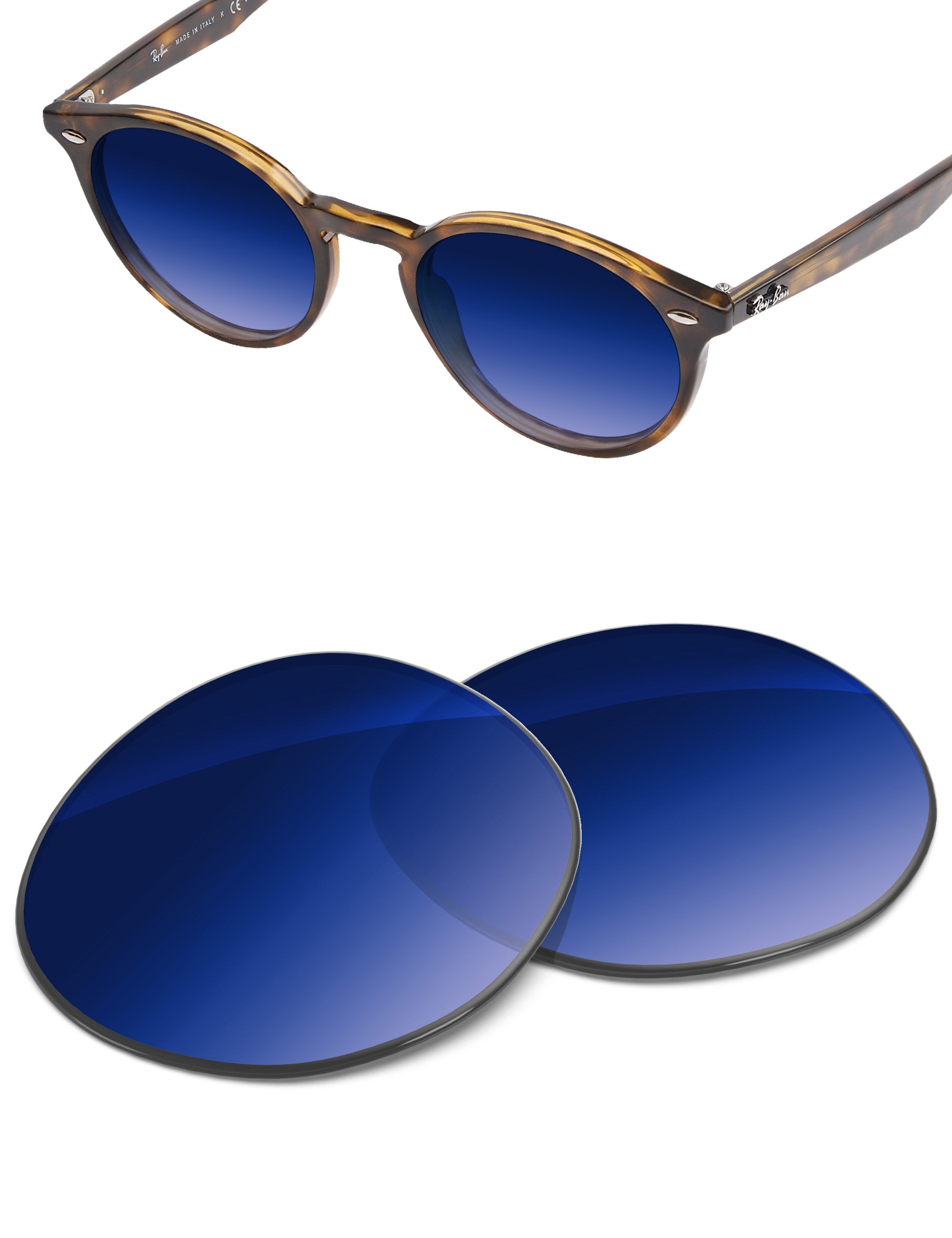Aqua Blue Gradient-Non-Polarized