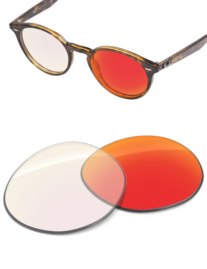 Fire Red FlashMirror™ Photochromic-Non-Polarized