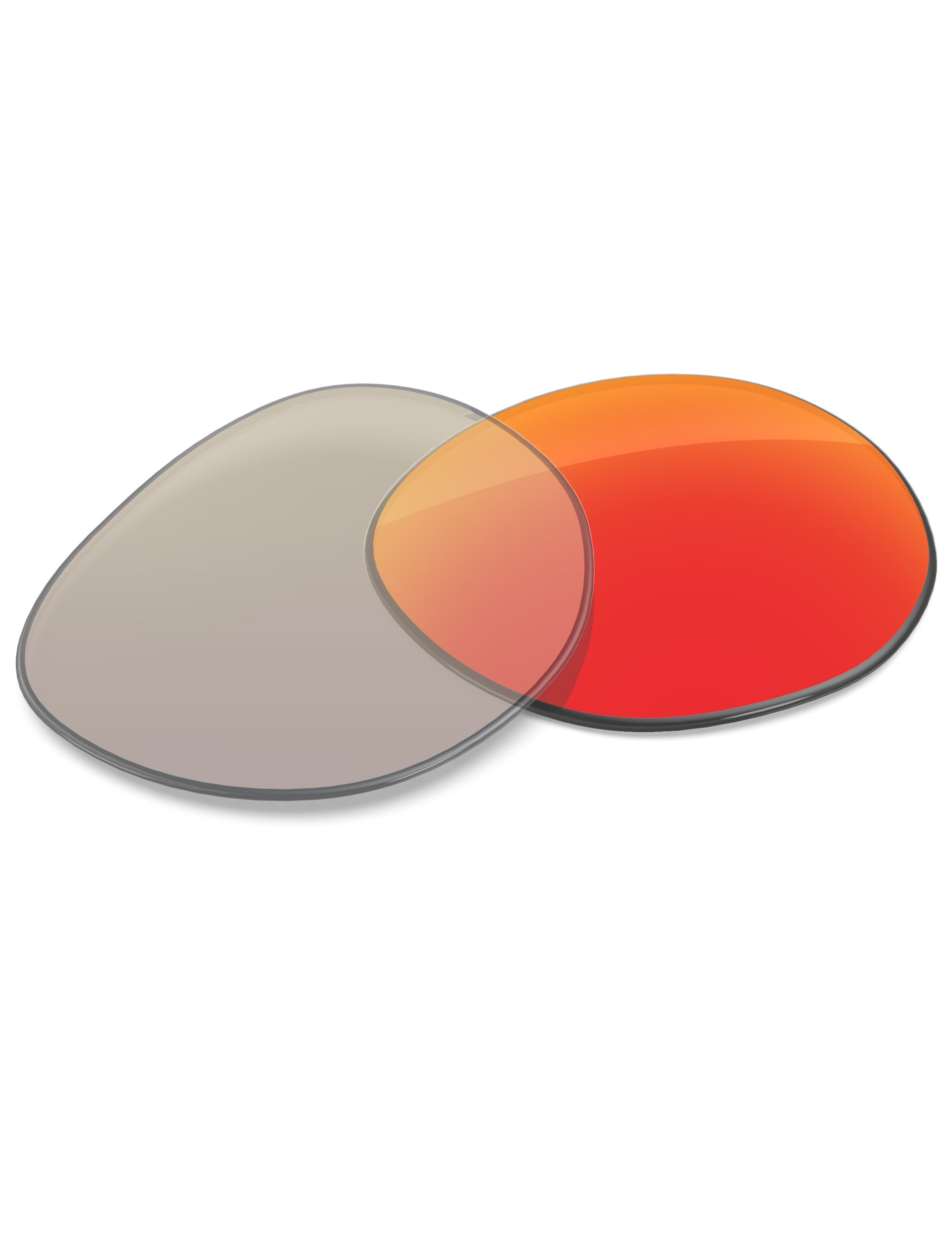 Fire Red FlashMirror™ Photochromic-Non-Polarized