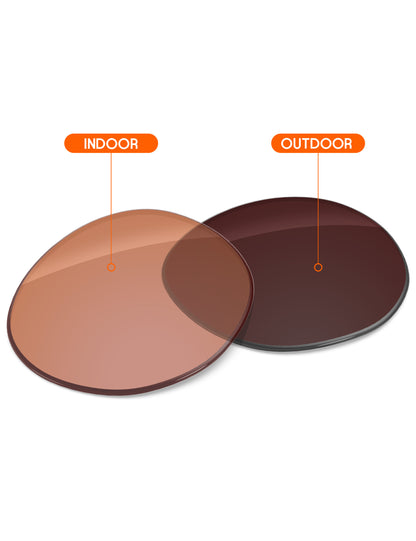 Orange Tint Photochromic-Non-Polarized