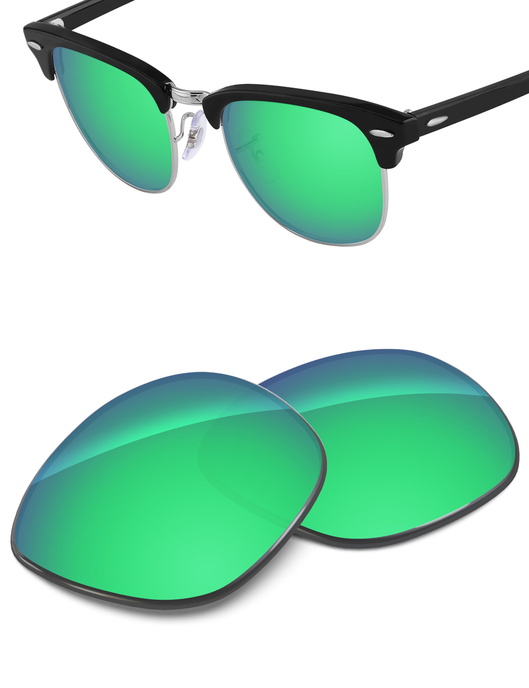 Emerald Green FlashMirror™-Non-Polarized