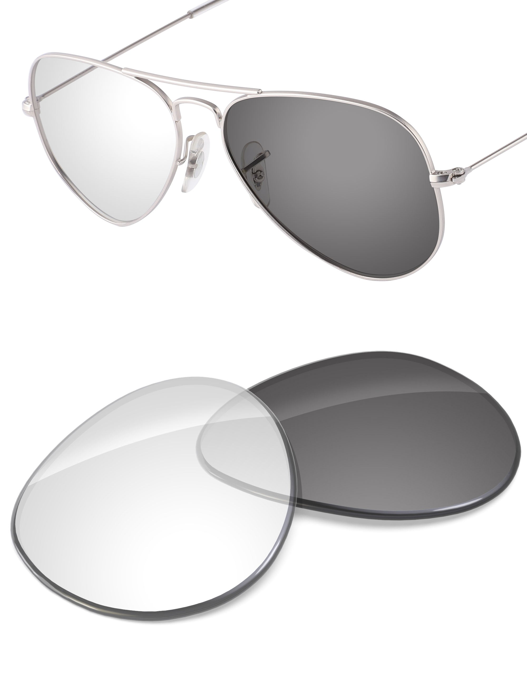 Adapt Gray Photochromic-Non-Polarized