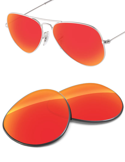 Fire Red FlashMirror™-Non-Polarized