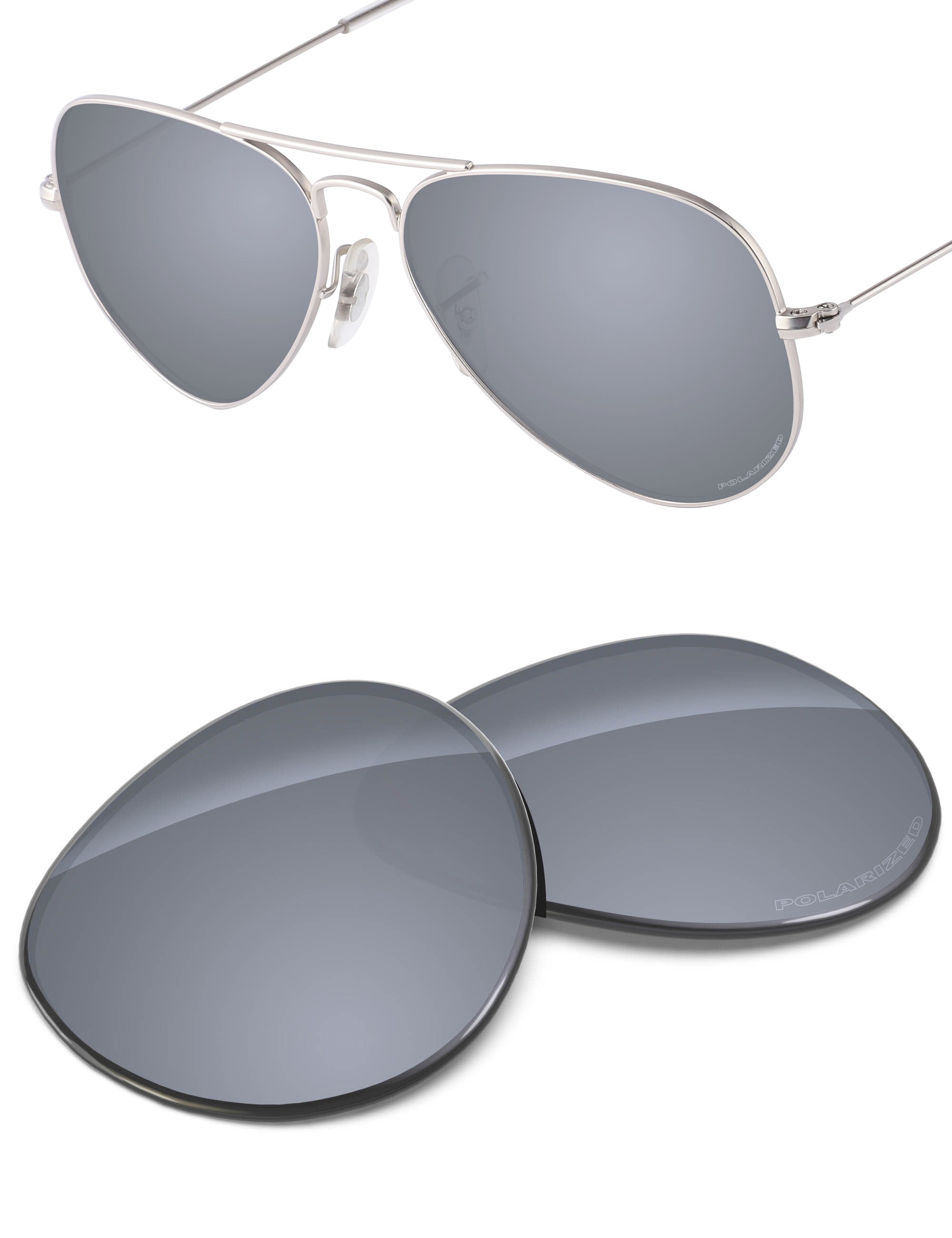 Silver Metallic FlashMirror™-Polarized