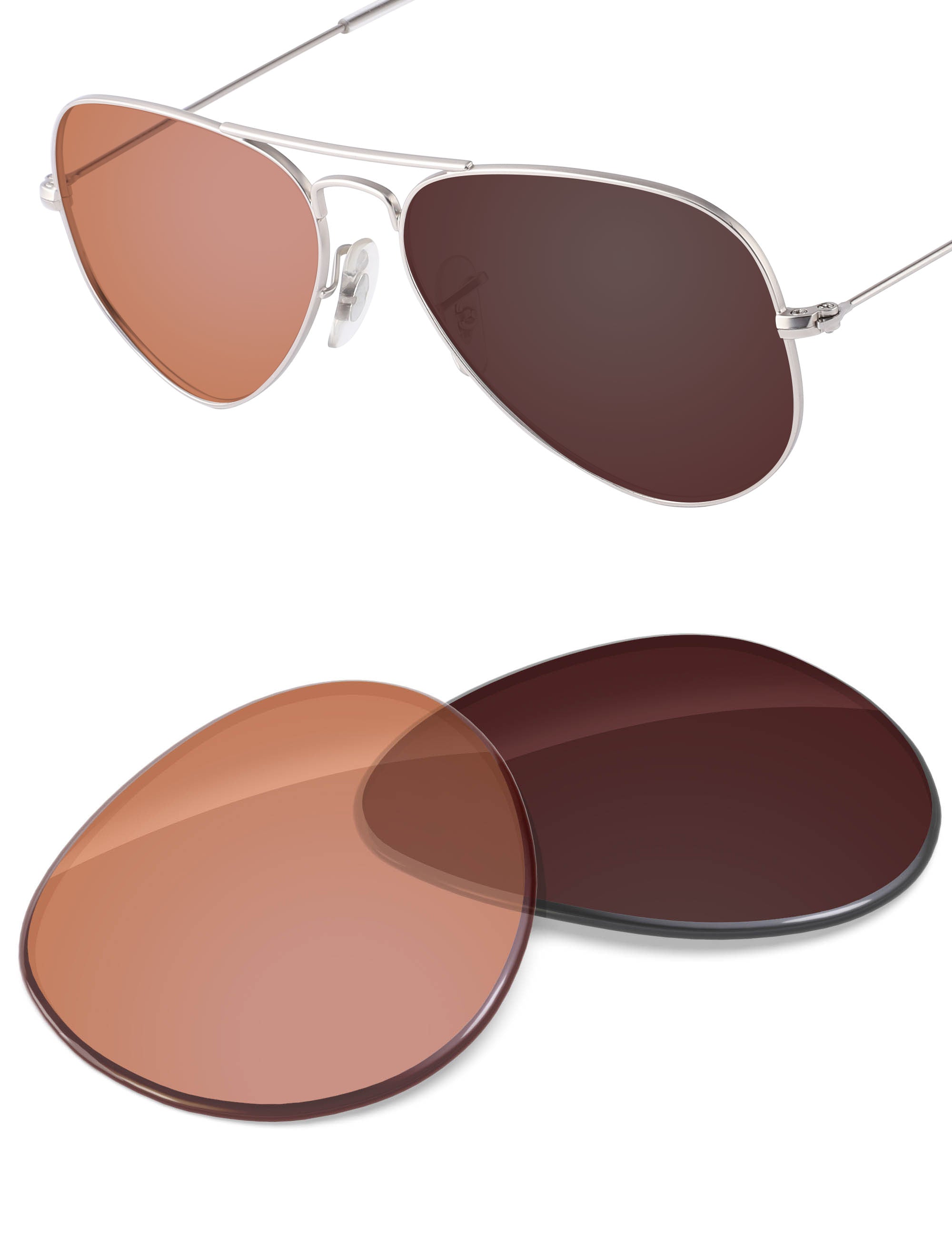 Orange Tint Photochromic-Non-Polarized