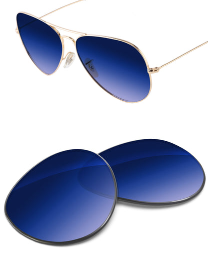 Aqua Blue Gradient-Non-Polarized