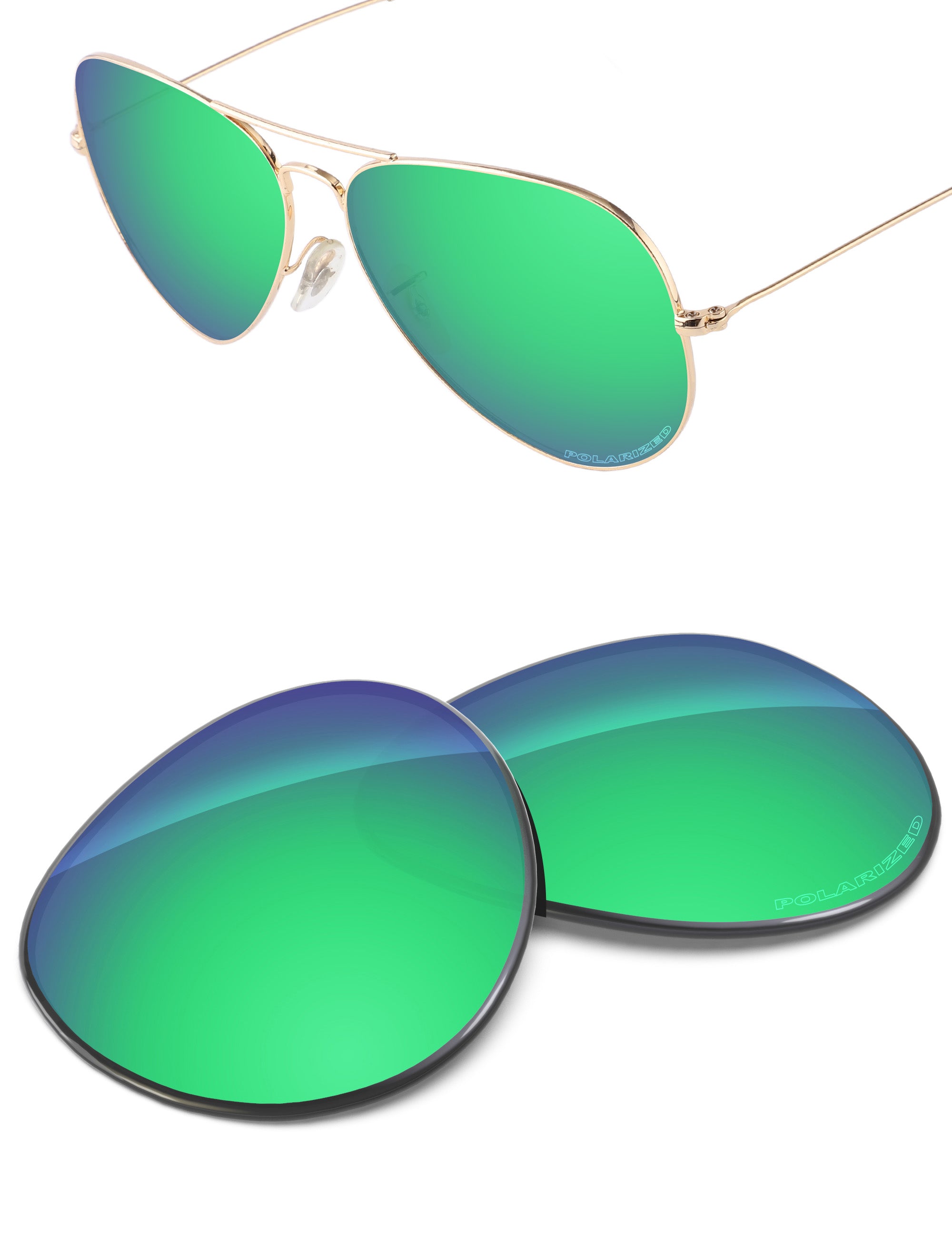 Emerald Green FlashMirror™-Polarized