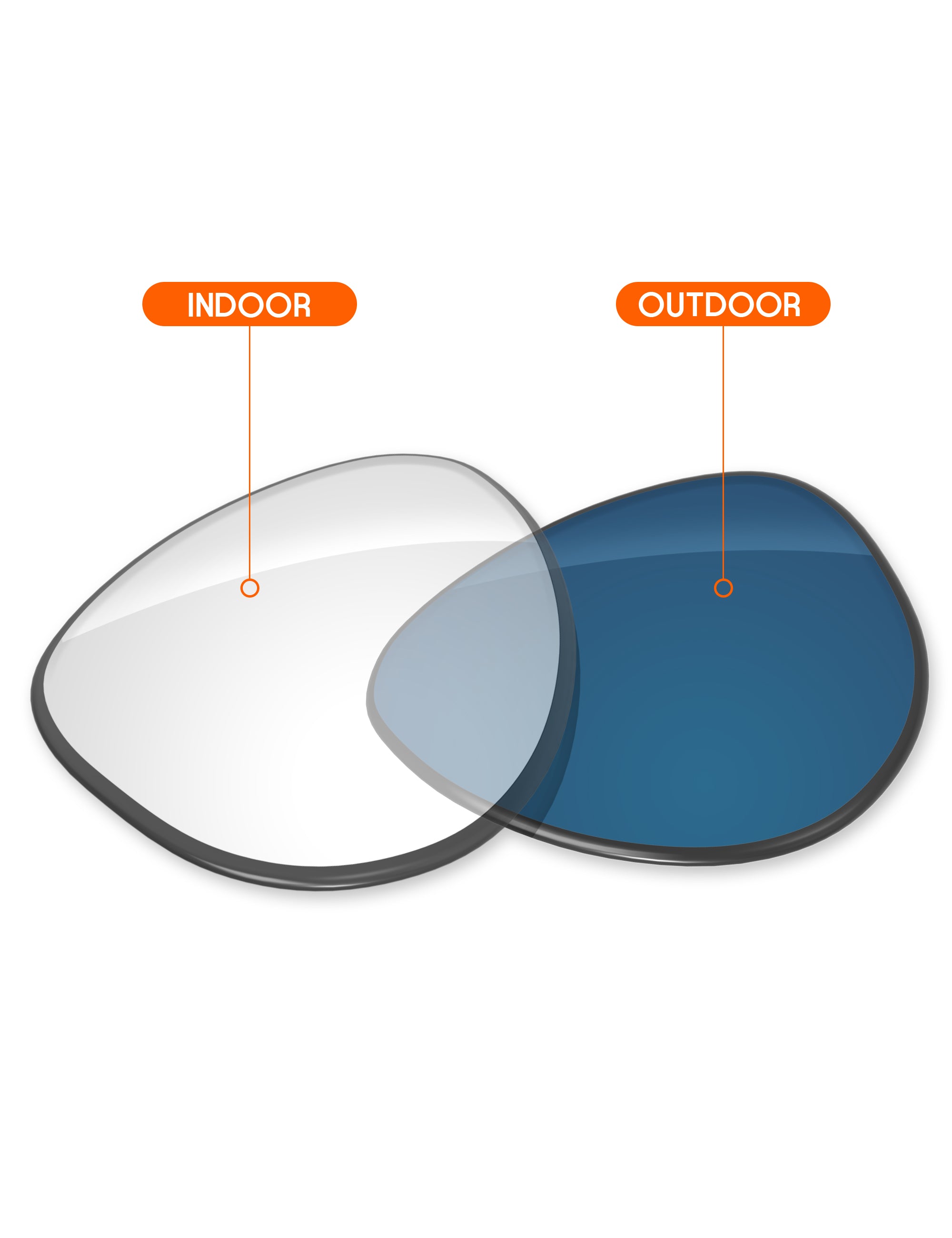 Adapt Blue Photochromic-Non-Polarized