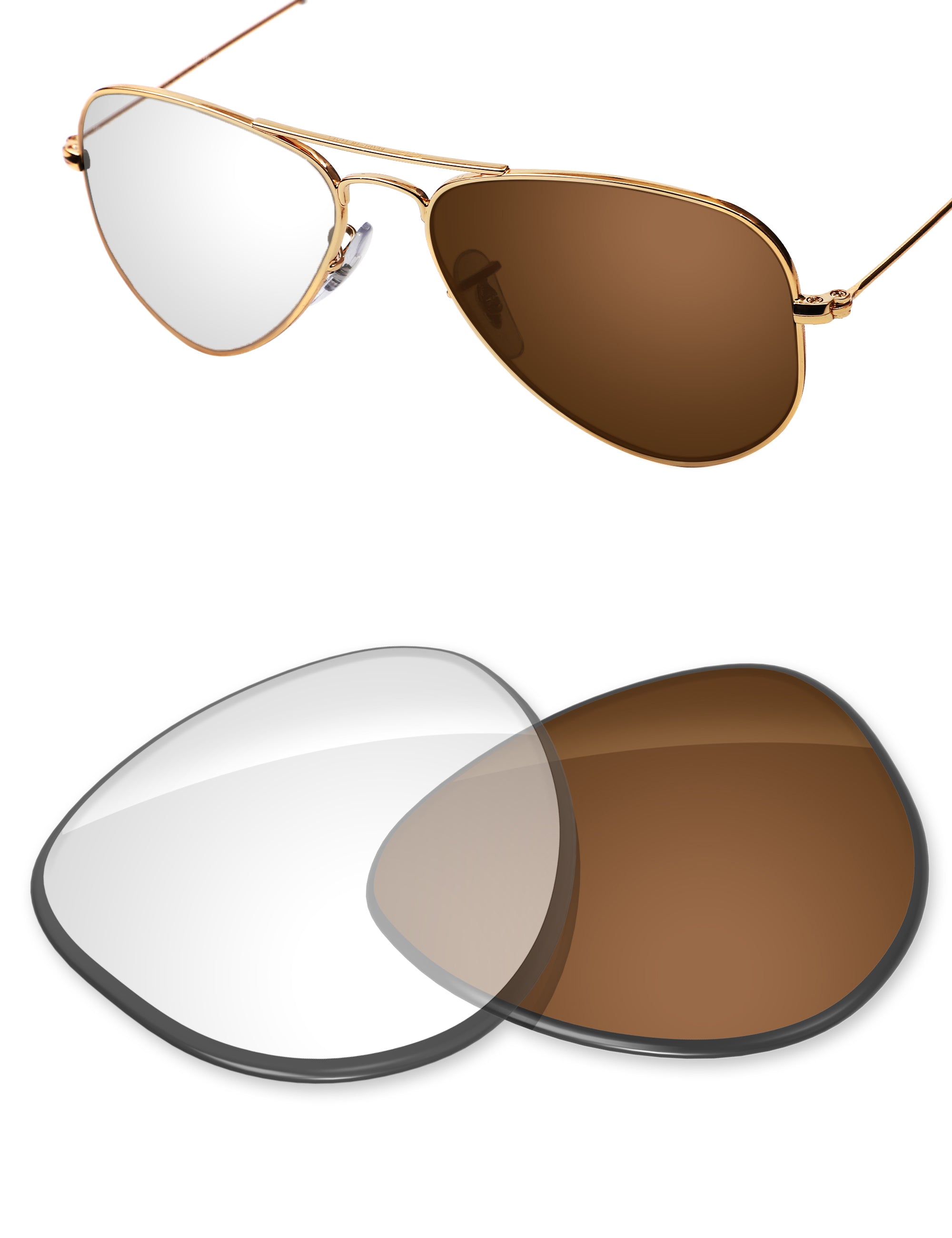 Adapt Brown Photochromic-Non-Polarized