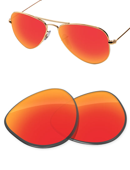 Fire Red FlashMirror™-Non-Polarized