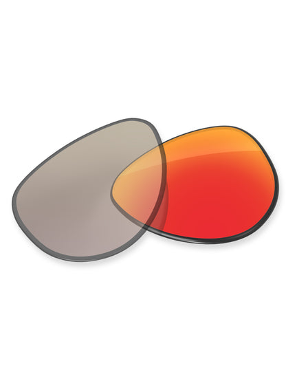 Fire Red FlashMirror™ Photochromic-Non-Polarized