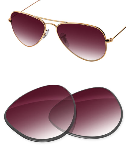 Wine Red Gradient-Non-Polarized