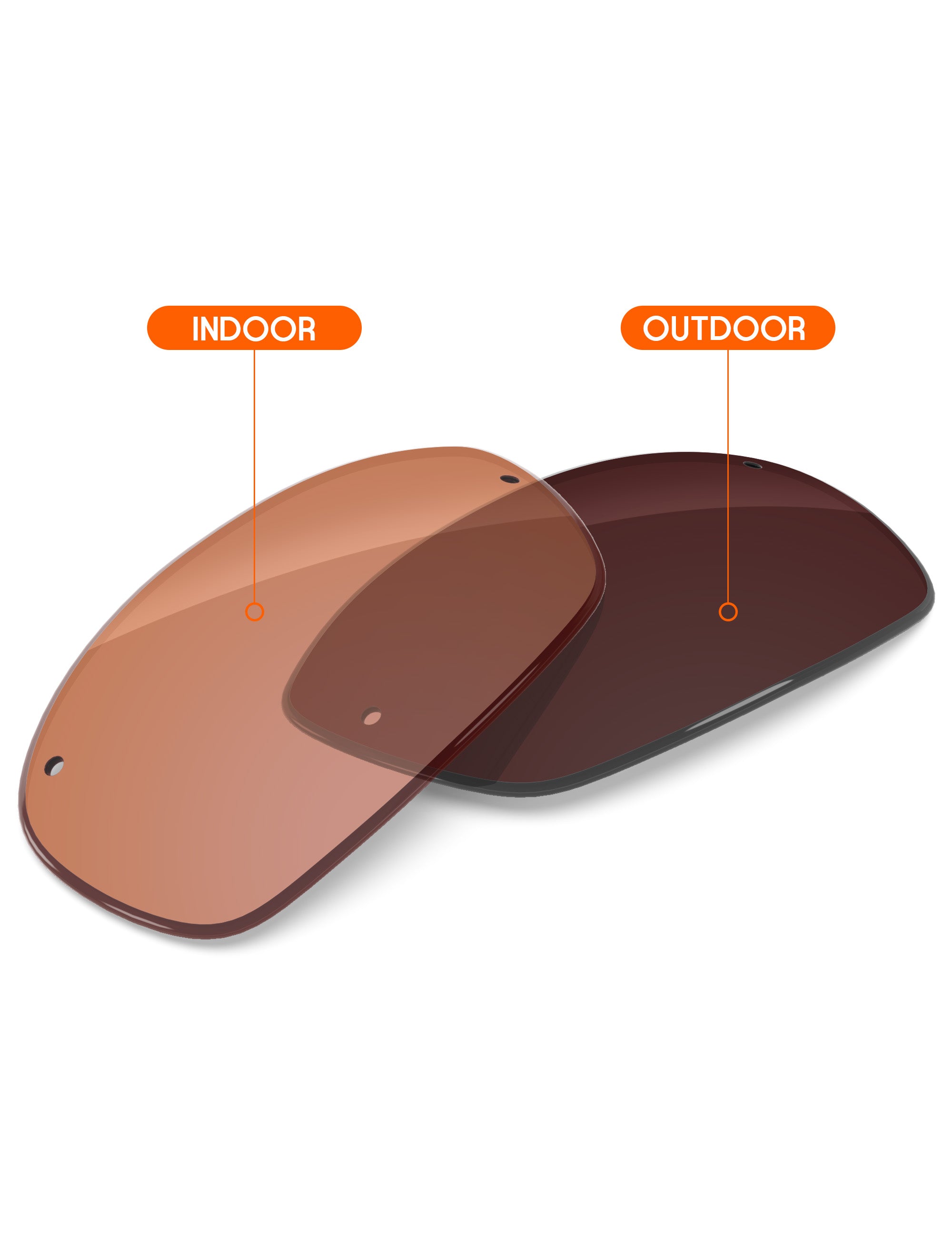 Orange Tint Photochromic-Non-Polarized
