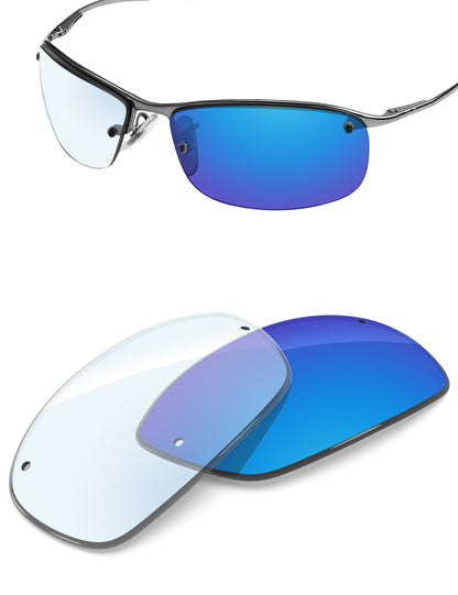 Sky Blue FlashMirror™ Photochromic-Non-Polarized