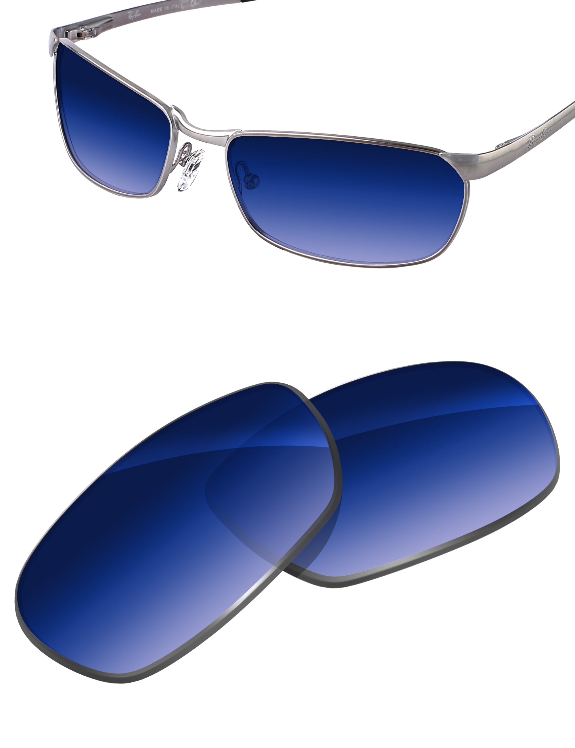 Aqua Blue Gradient-Non-Polarized