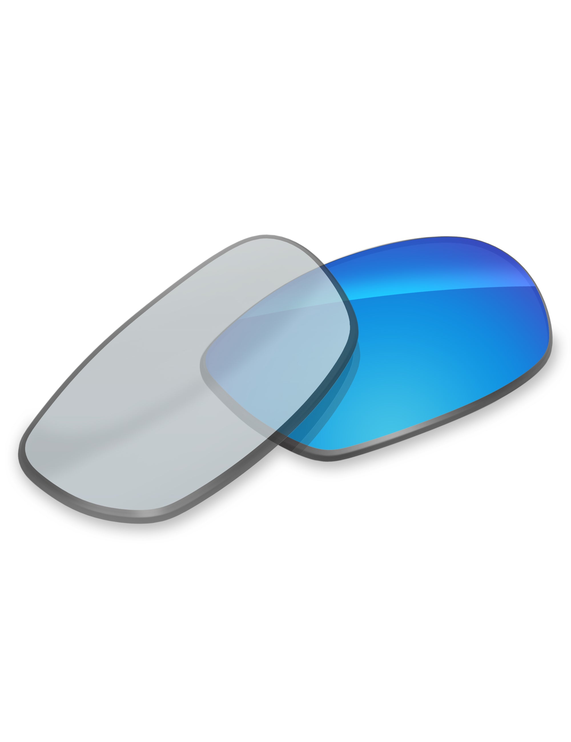 Sky Blue FlashMirror™ Photochromic-Non-Polarized