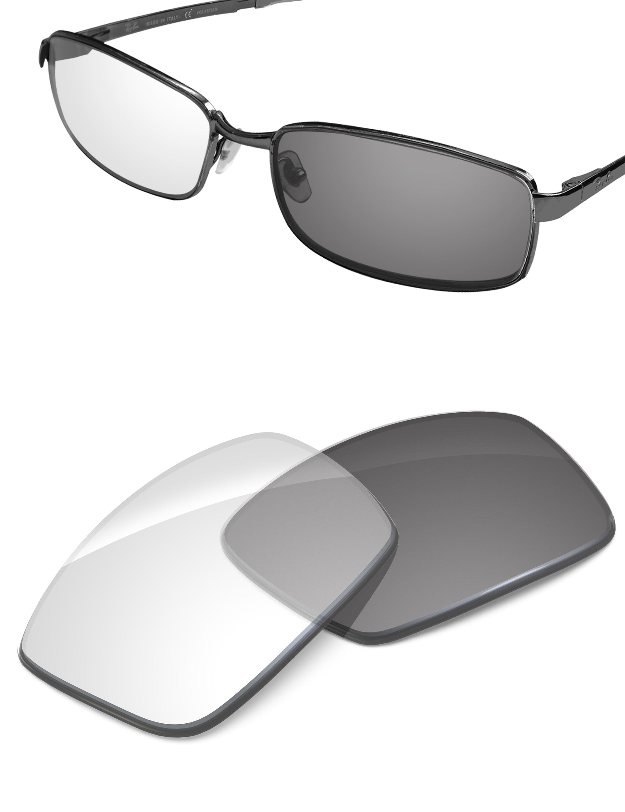 Adapt Gray Photochromic Blue Light Blocking-Non-Polarized