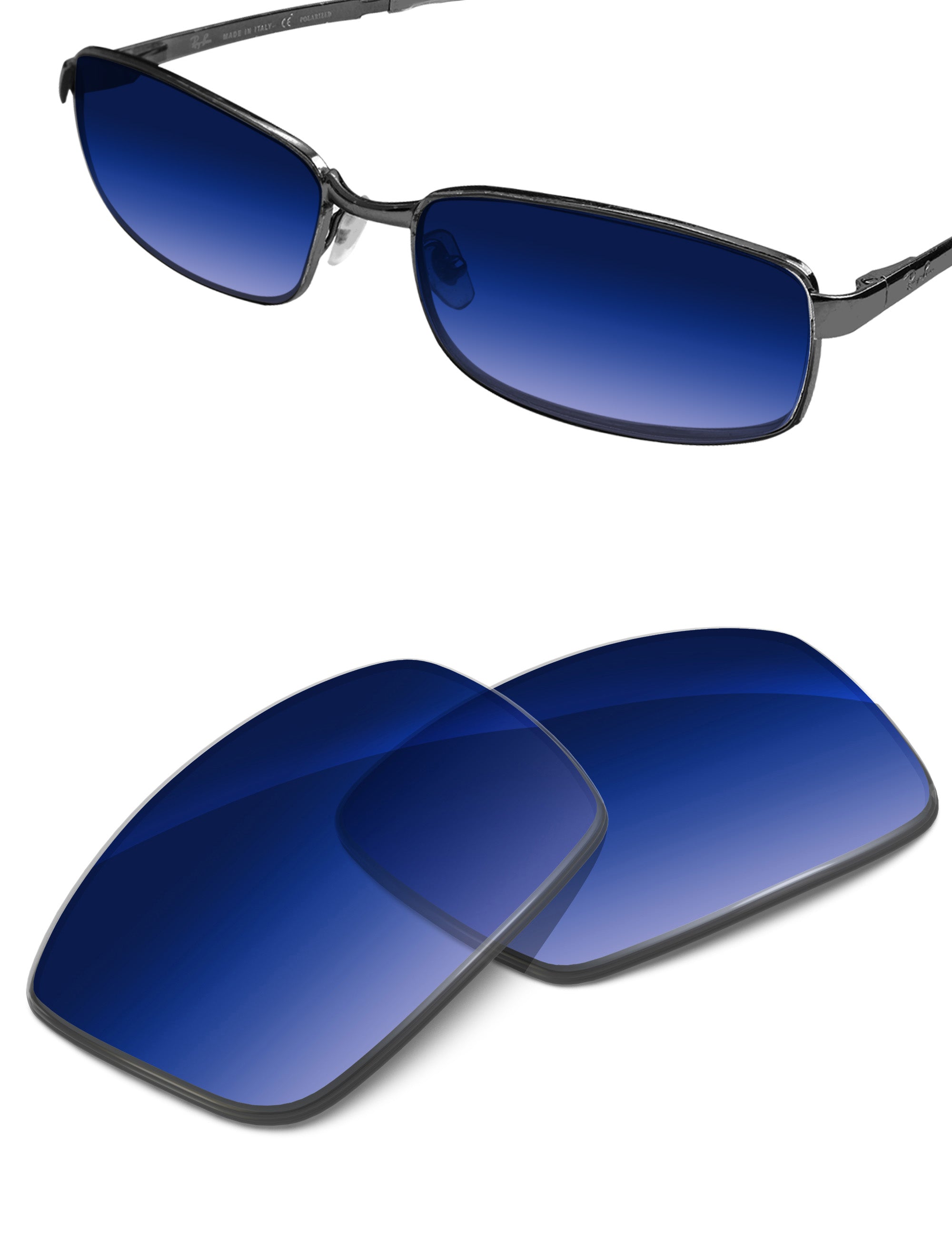 Aqua Blue Gradient-Non-Polarized