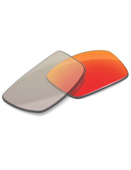 Fire Red FlashMirror™ Photochromic-Non-Polarized