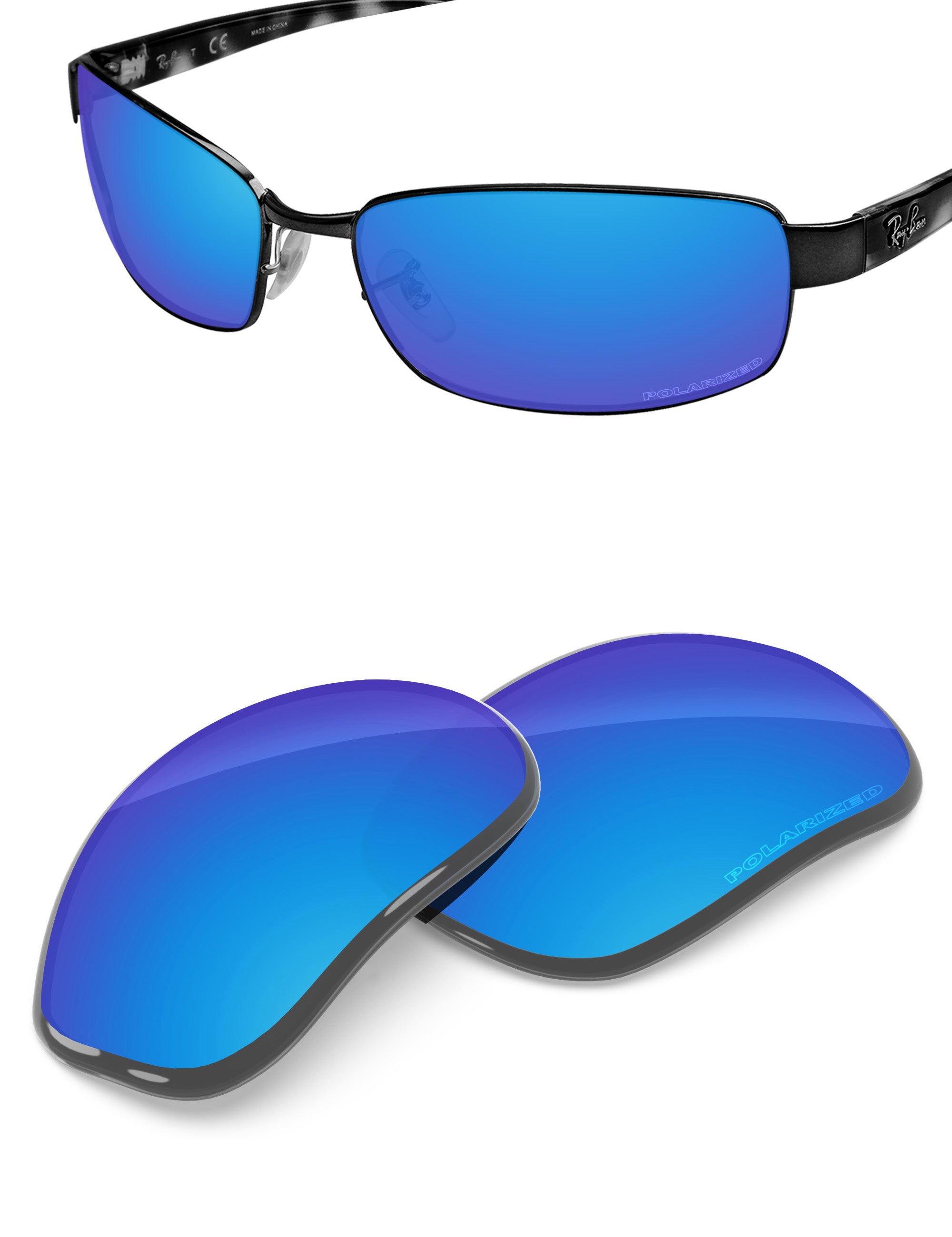 Sky Blue FlashMirror™-Polarized