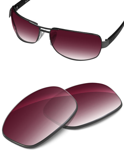 Wine Red Gradient-Non-Polarized