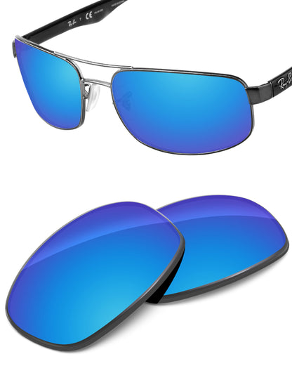 Sky Blue FlashMirror™-Non-Polarized